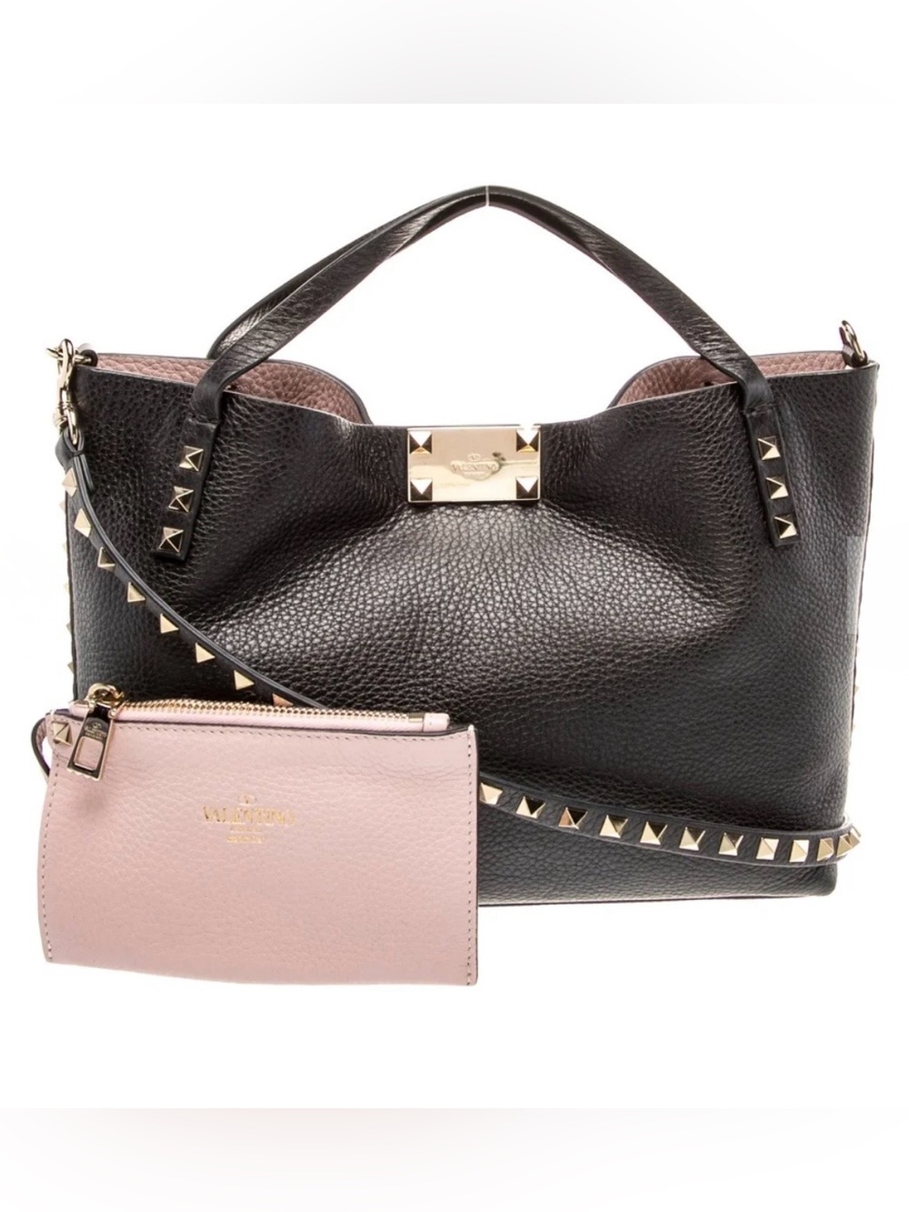 Valentino Garavani Rockstud Flip Lock Tote Bag Tote- Like New